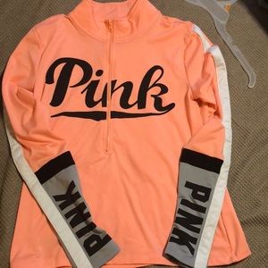 Pink brand coral ultimate pullover shirt